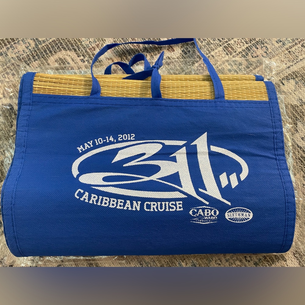 Blue Caribbean Cruise Tote Bag